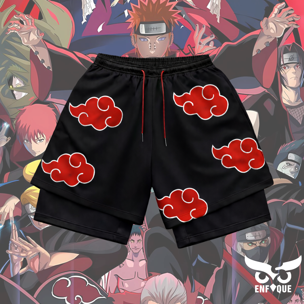 Akatsuki Performance Gym Shorts – Premium Anime Edition